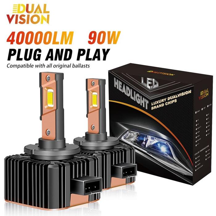 D1S Led Headlight D3S Canbus Bulbs CSP D4S D5S D2S D8S Led 40000LM