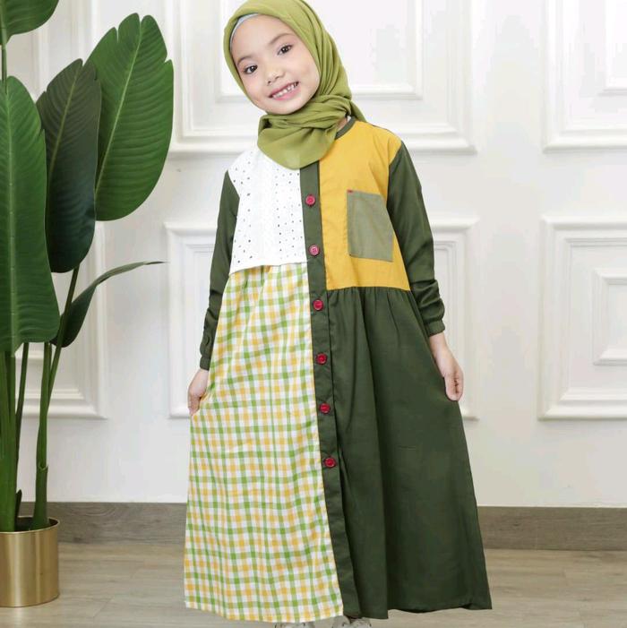 DALIMA Kids Gamis Anak by SEMUT | Dress Anak | | Gamis Semut Anak | | Gamis Anak Lucu |