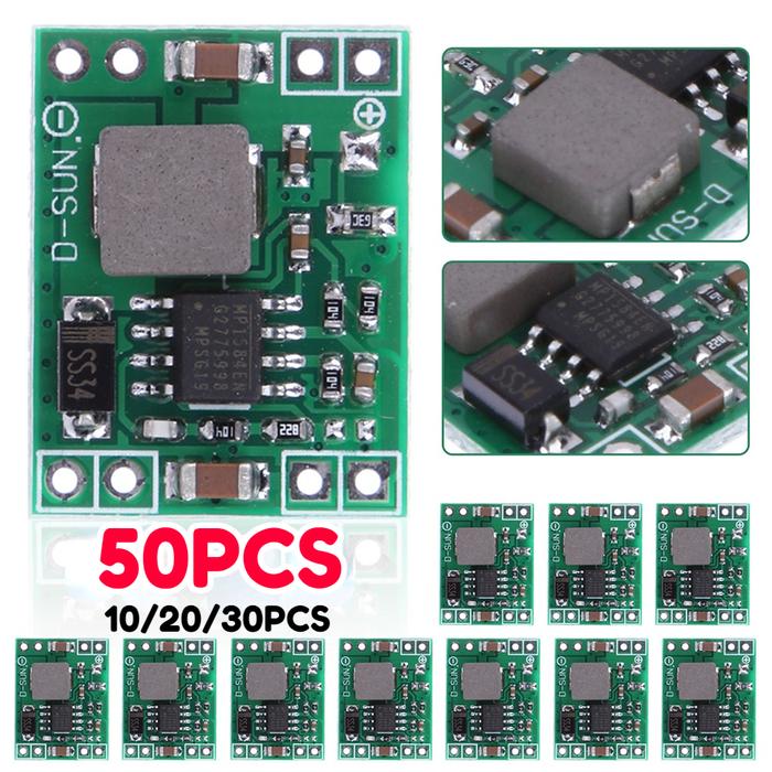 Mini 3A DC-DC Converter Step Down Buck Power Supply Module 24V 12V 9V to 5V Voltage Regulator 1.5MHz