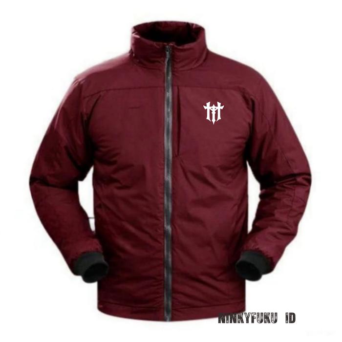 Hurrington Jaket Parasut Pria SEMI WATERPROOF BEST SELLER NEW MATERNAL Hitam dengan Desain Minimalis