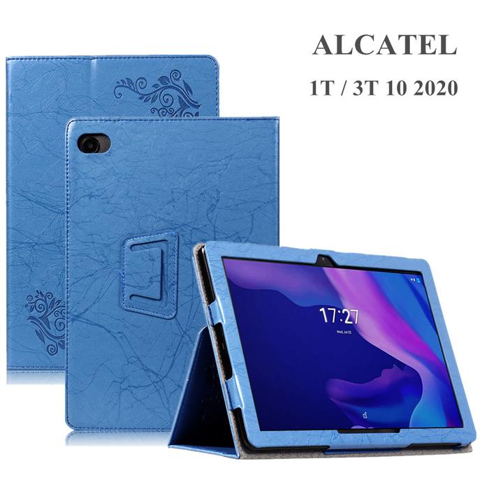 Case for Alcatel 3T 10 2020 Tablet Pc Folding Stand Pu Leather Cover