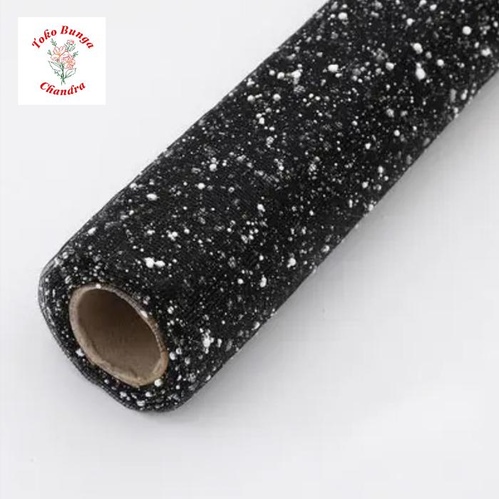 [ 1 Roll ] Kain Tile Salju / Flower Wrapping Mesh Snow / Snow Wrapping Bouquet