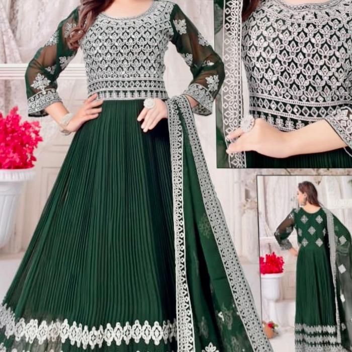 Baju gaun dress india original Wanita Pesta
