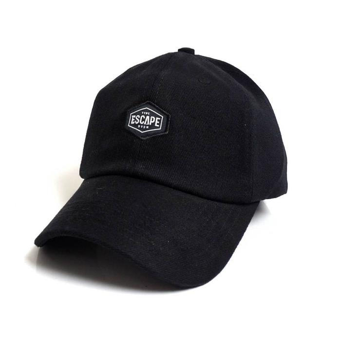 【Mahesa】 - Escaperfect Polo Cap Simple Dvsn - Black Topi Pria Buruan Sebelum Kehabisan