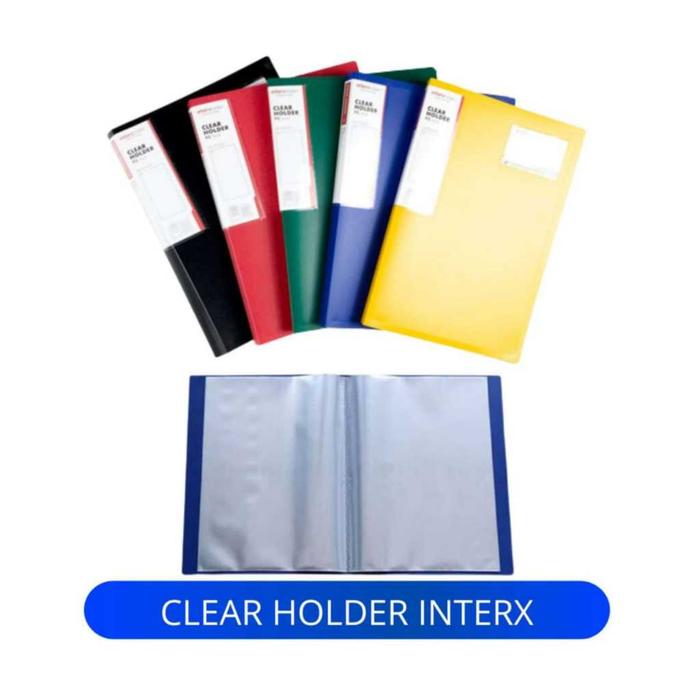 Map File Clear Holder F4 40 Lembar - InterX MURAH!