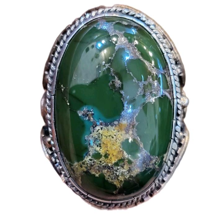 batu pirus persia hijau tua lawasan