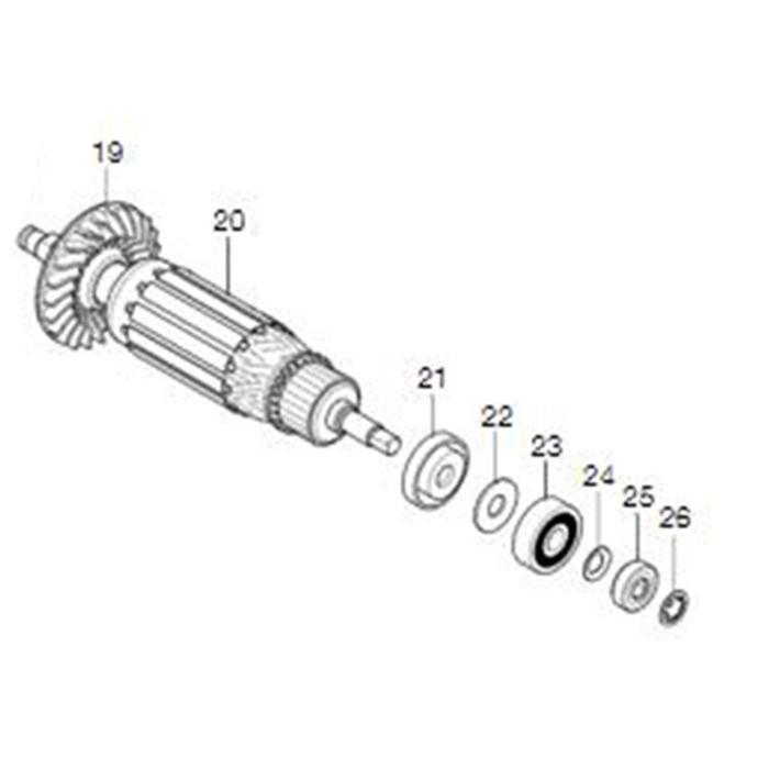 AC220-240V MAKITA 518755-8 Rotor Motor Armature for TM3000C Rotor