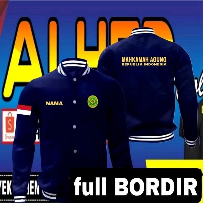 jaket mahkamah agung jaket baseball mahkamah agung jaket MA RI jaket baseball MA RI jaket baseball M