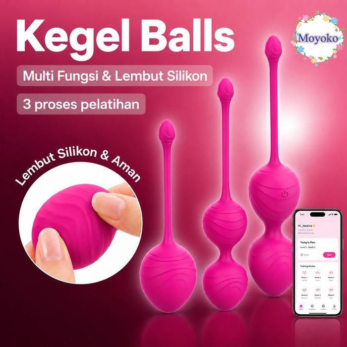 Funira Moyoko-Lilo Kegel Balls Bola Kegel Ball Exercise Muscle Setelah Lahiran Normal Manual Ball Al