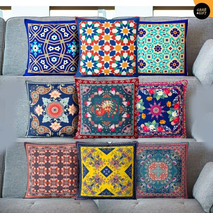 Bantal Motif Maroko Timur Tengah Arabik Marocco Tile Turkish Turki