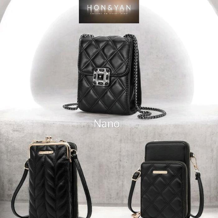 honyan hon yan hon&yan tas hp dompet selempang aijo aily nano woman import bag