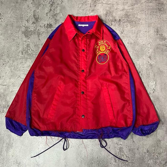 Rebuild by Needles Covered Coach Jacket Assorted - Red