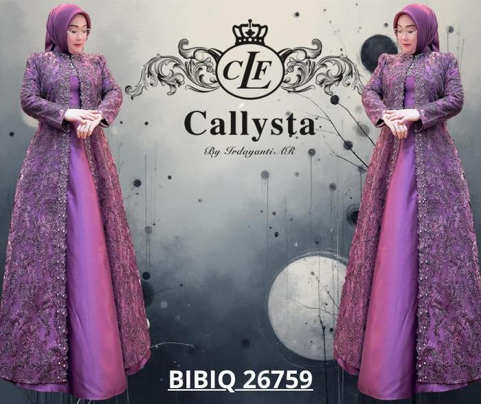 Gamis Pesta Baju Muslim BIBIQ Terbaru 36759.