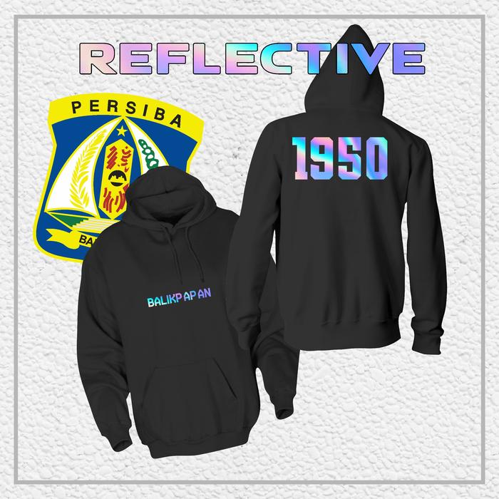 Hoodie Jaket PERSIBA BALIKPAPAN "Balikpapan Reflektif" || Jaket Supporter | Hooligans