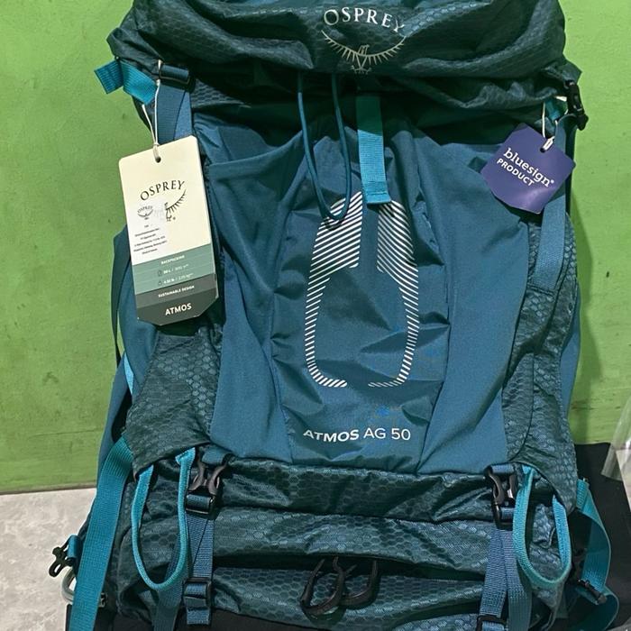 Osprey Atmos AG 50L S22 Ventury Biru Tas Gunung Berkualitas Tinggi dengan Desain Ventury untuk Kesel