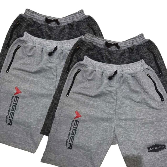Celana Eiger Pendek Murah Meriah Obral Pria Santai Shorts Distro Casual Hitam Celana Olahraga Pendek