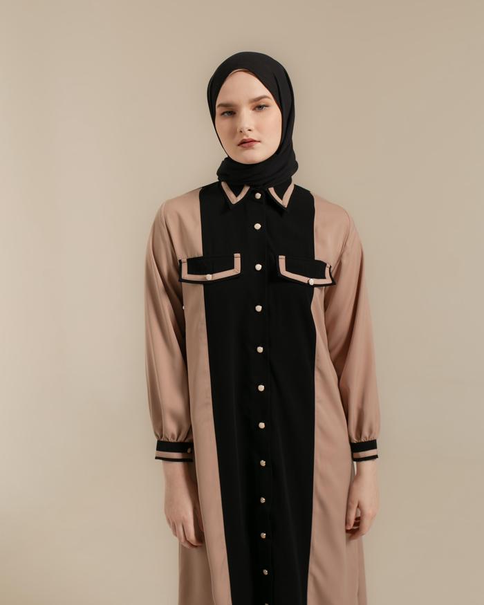 Athirah gamis bahan premium - gamis wanita cantik by 4season hijab