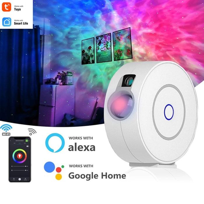 Tuya Smart Star Projector WiFi Laser Ocean Light Starry Sky Colorful