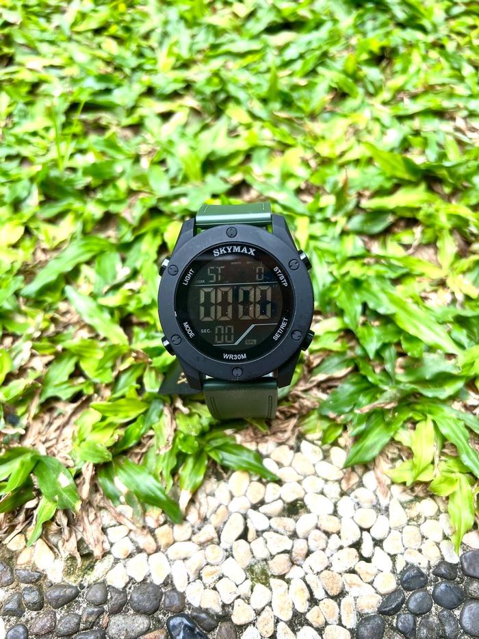 (Osaka Watch 88) 2211 - Jam Tangan Digital SKYMAX Strap Ruber Water Resist 2211
