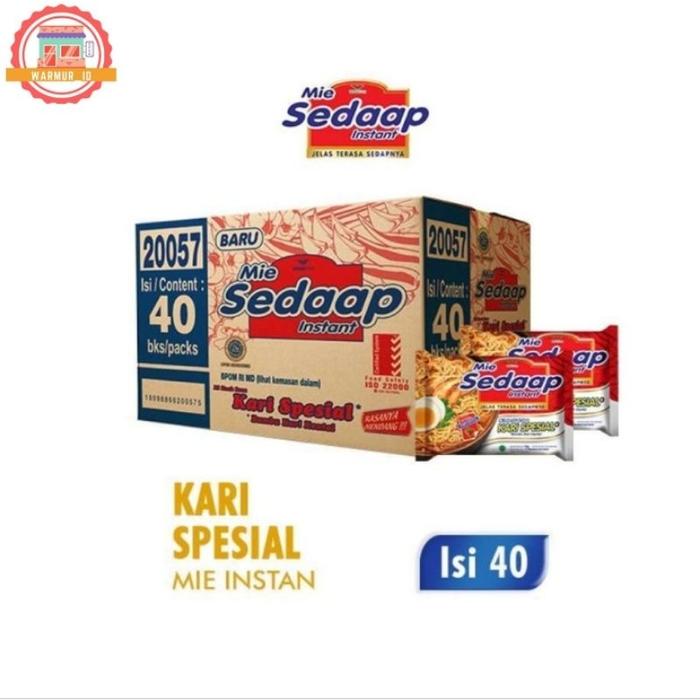 Sedaap Mie Rasa Kari Spesial (40 pcs/75g/1 dus)