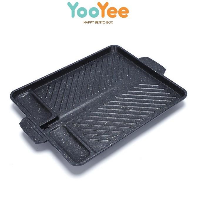 Yooyee Alat Panggang Barbeque YAKINIKU Grill Pan Panggangan Portable Anti lengket dan anti karat