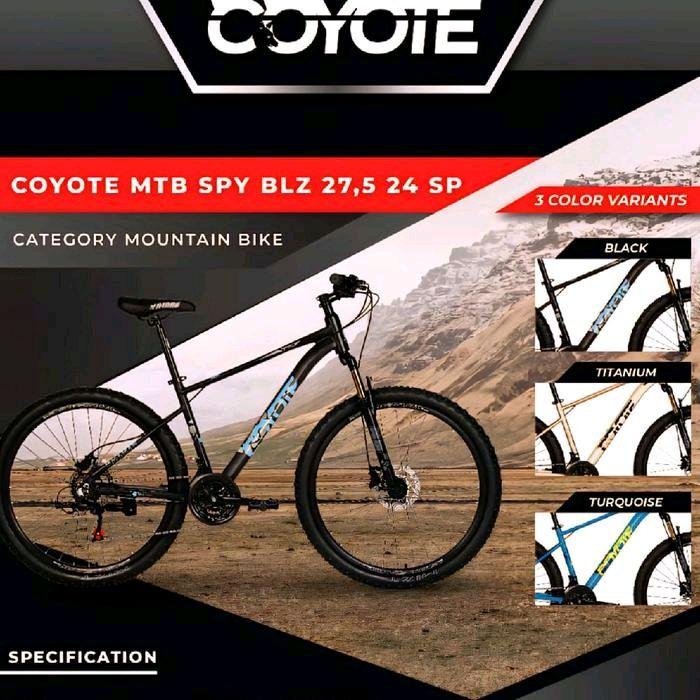 SEPEDA MTB 27.5 ELEMENT COYOTE SPY BLZ 24 SPEED ALLOY