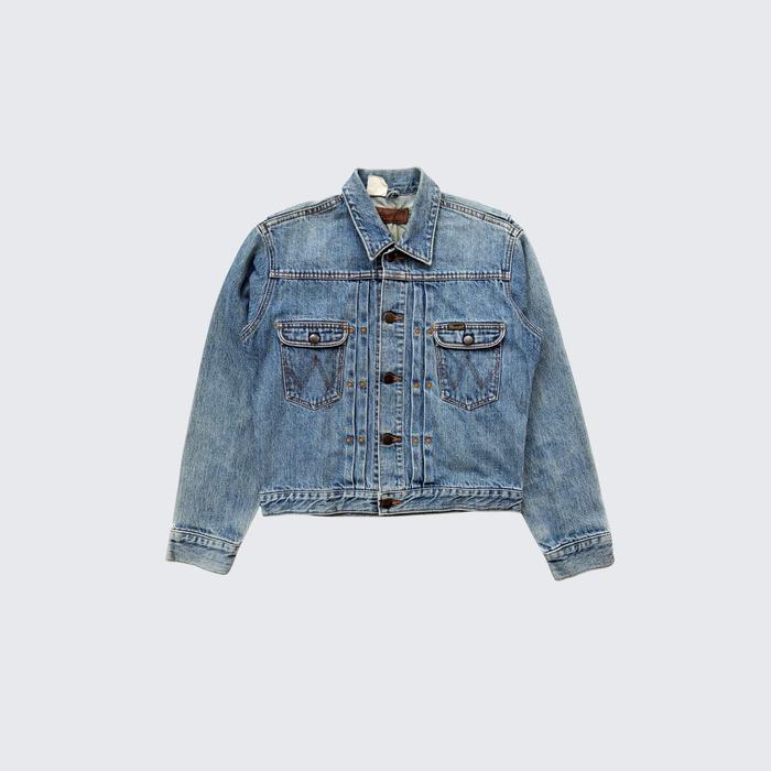 Light Blue Vintage Wrangler Blue Bell Lot 11 MJ Japan Type 2 Denim Jacket - Unisex - M