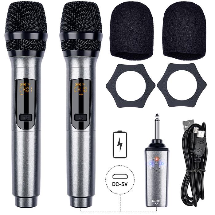 Professional Handheld Mic Wireless K380S UHF Handheld Wireless