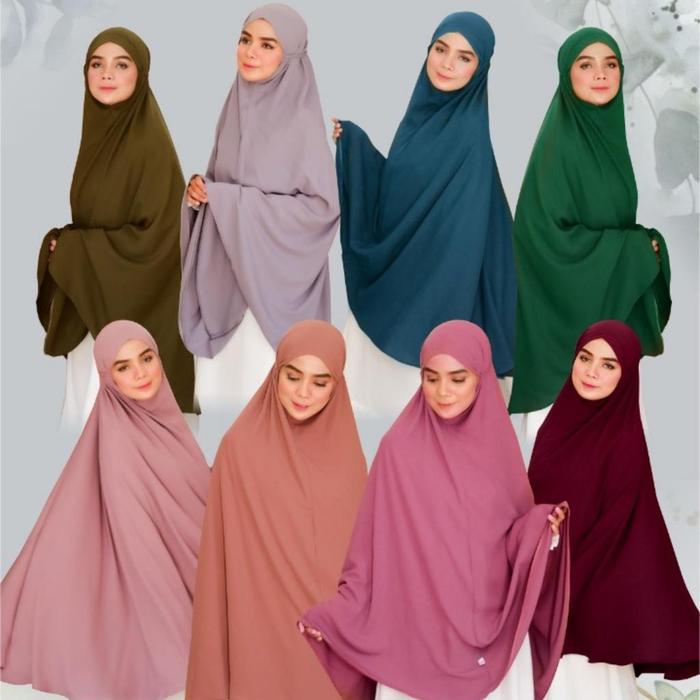 Khimar tali Khanaya | bergo maryam jumbo bergo maryam premium bergo tali jumbo khimar jumbo non pet