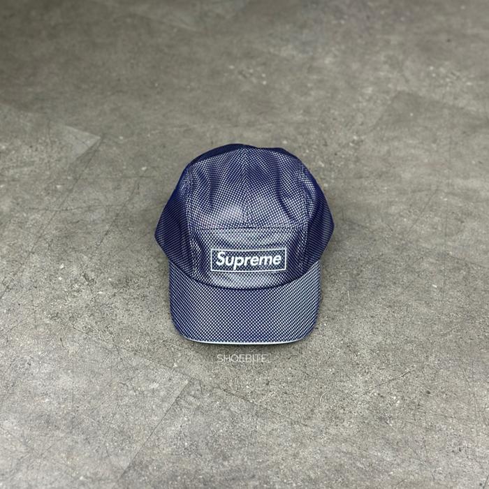 Supreme Topi Camp Cap Mesh Navy 100% Original Snapback Size OS Baru