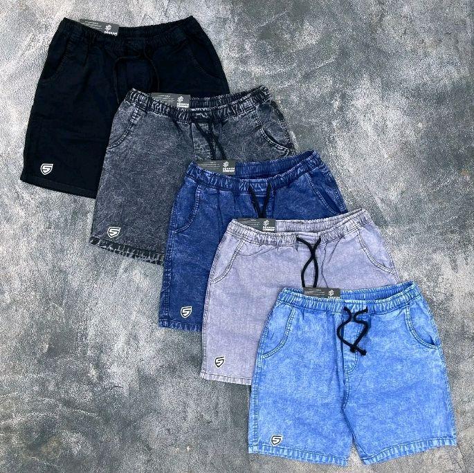 Boardshort Kolor Snow Wash Premiun Jeans Original Nyaman dipakai Celana Kolor Denim Distro Terbaru