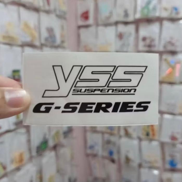 Stiker Shock yss transparan berkualitas