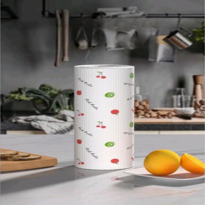 Tisu Dapur Roll Motif Pembersihan Alat Dapur Bisa Cuci Pakai Kembali 200Lembar