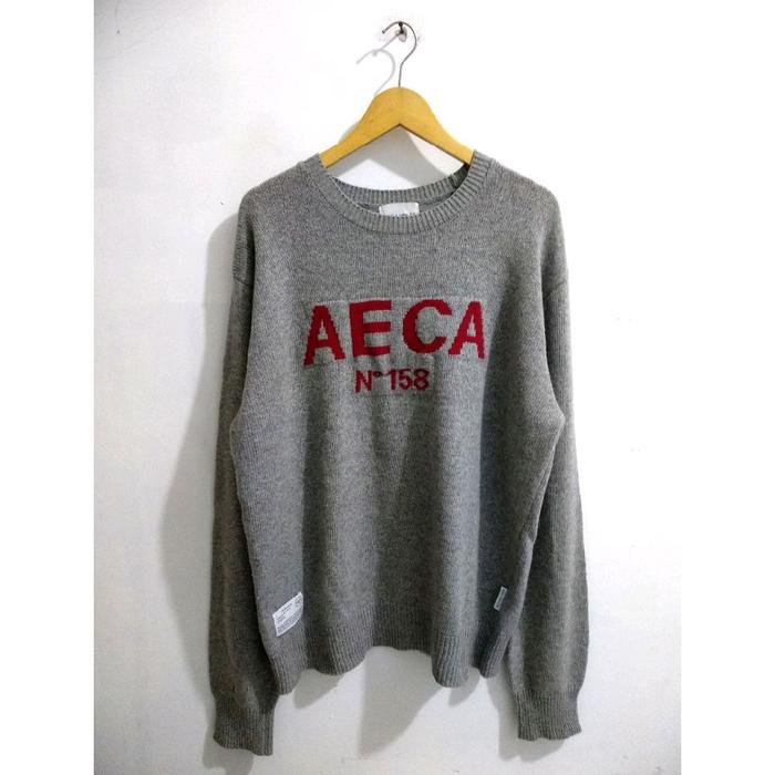 Knitwear "AECA White" Grey Colour