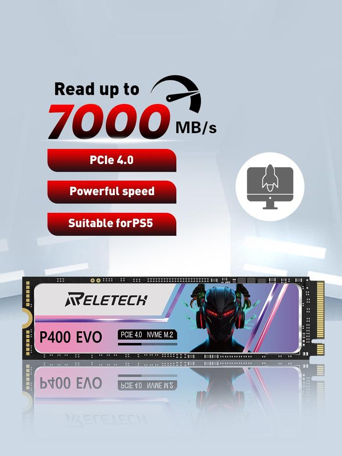 Reletech P400EVO PCIe4.0x4 SSD 1TB 2TB 4T SSD M2 NVMe M.2 2280