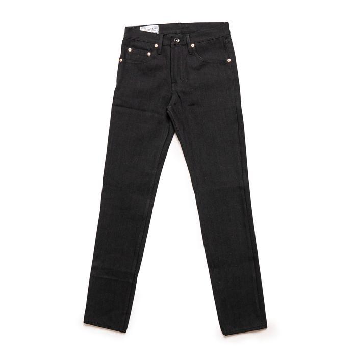 PMD & CO - GHOST BIRD - 14oz - Selvedge Accent Denim - Full Black - celana jeans pria