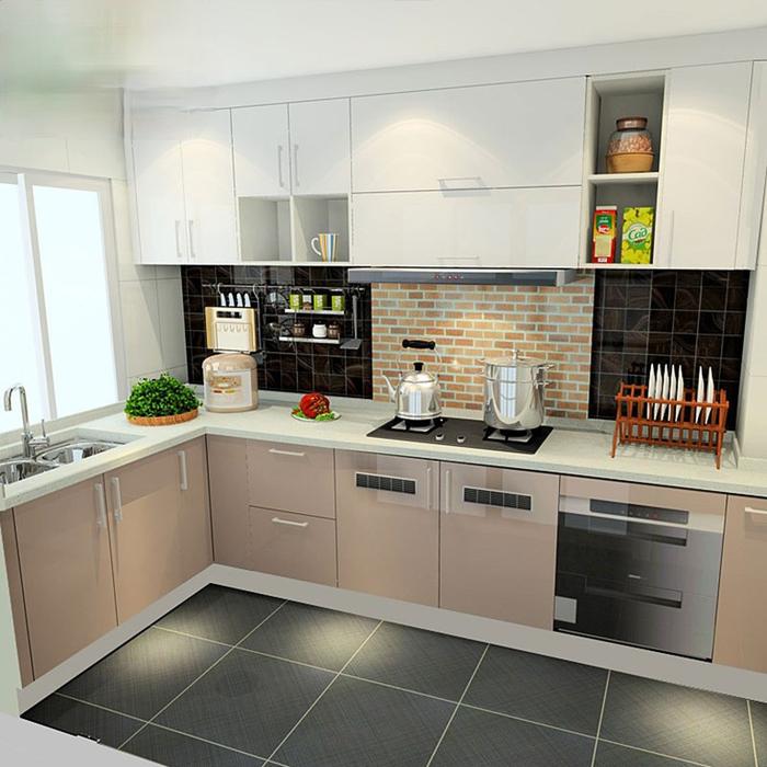Overall cabinet custom modern minimalist kitchen kitchen cabinet combination custom-made multi-funct