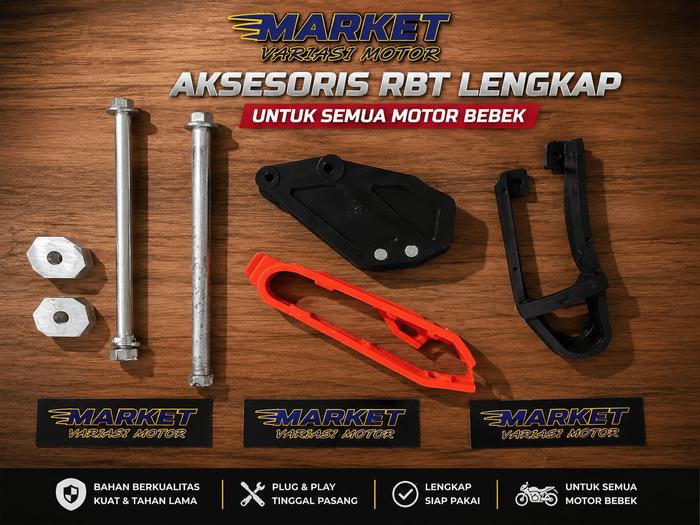 TENSIONER CRF RBT ARM KAZE | PENGATUR RANTAI | KARET RANTAI | AS RODA KLX | PAKET AKSESORIS SWING AR