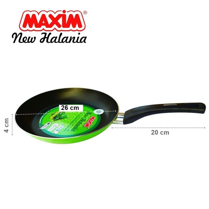 Frypan Maxim New Halania 26 cm Teflon Wajan Penggorengan Anti Lengket