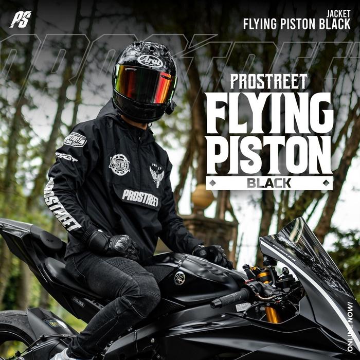 Jaket Prostreet Flying Piston Taslan Twill Hitam