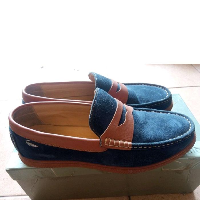 Sepatu Crocodile CR-5264-11 size 41 original, warna blue navy second kondisi 90% masih seperti baru