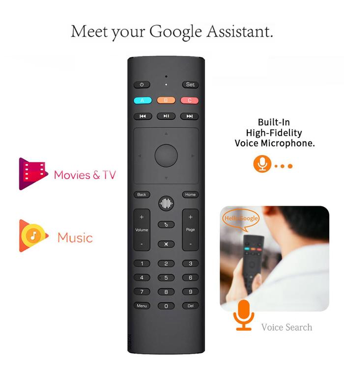 VONTAR G40S Voice Remote Control Air Mouse Wireless Mini Kyeboard