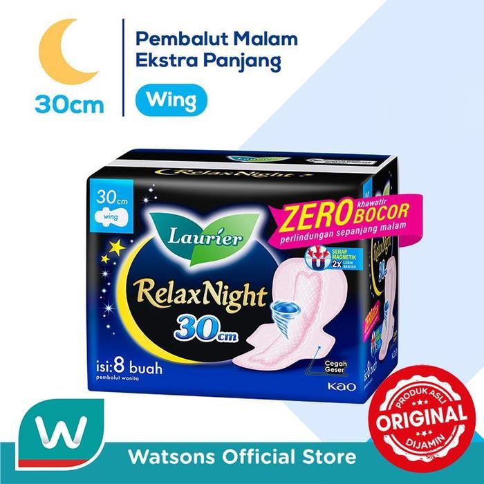 Laurier Relax Night 8 pads 30cm