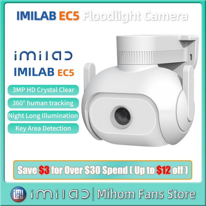 IMILAB EC5 kamera lampu sorot, Webcam pelacakan manusia 360 °