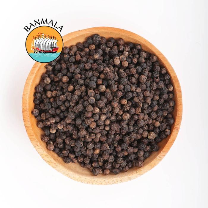 Lada Hitam 1kg Black Pepper 100% Murni Premium Pedas Banmala Spices -