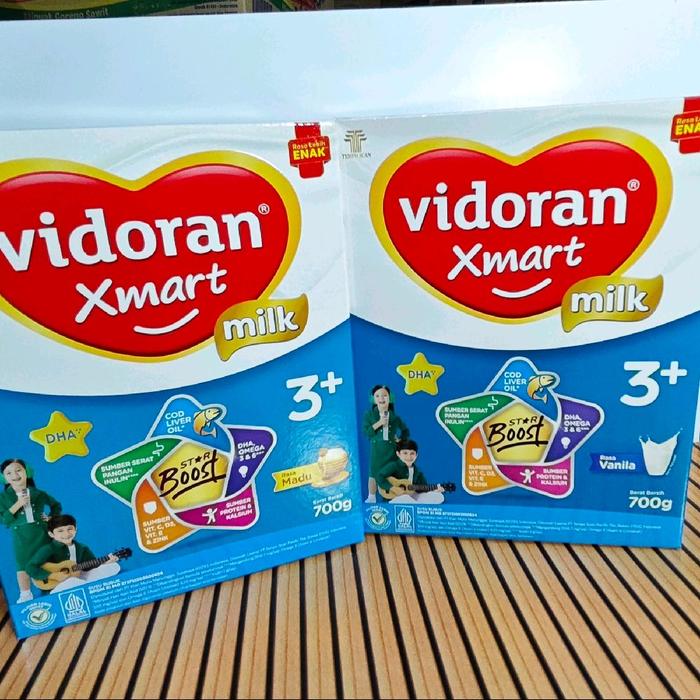 vidoran xmart 3+ 700 gr madu /vanila