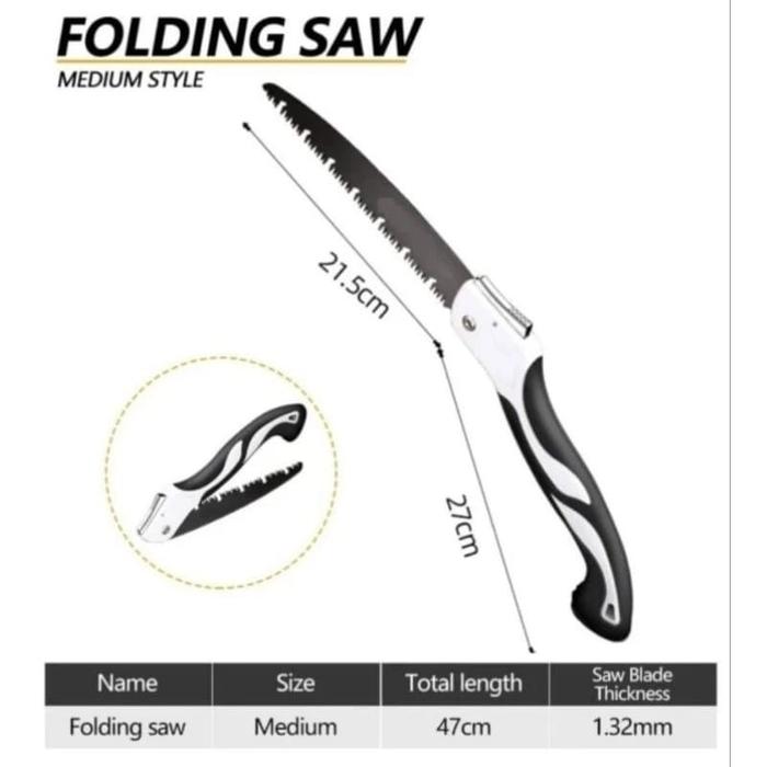 Gergaji Lipat Folding Saw Gergaji Multifungsi Gergaji Lipat Portable Grosir