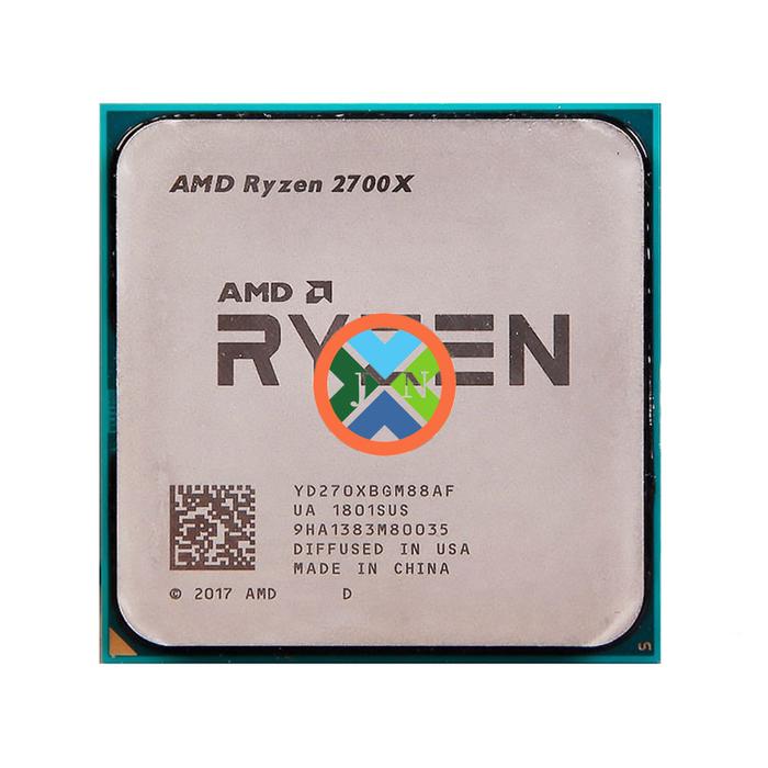 Used AMD Ryzen 7 2700X R7 2700X 3.7 GHz Eight-Core Sixteen-Thread 16M