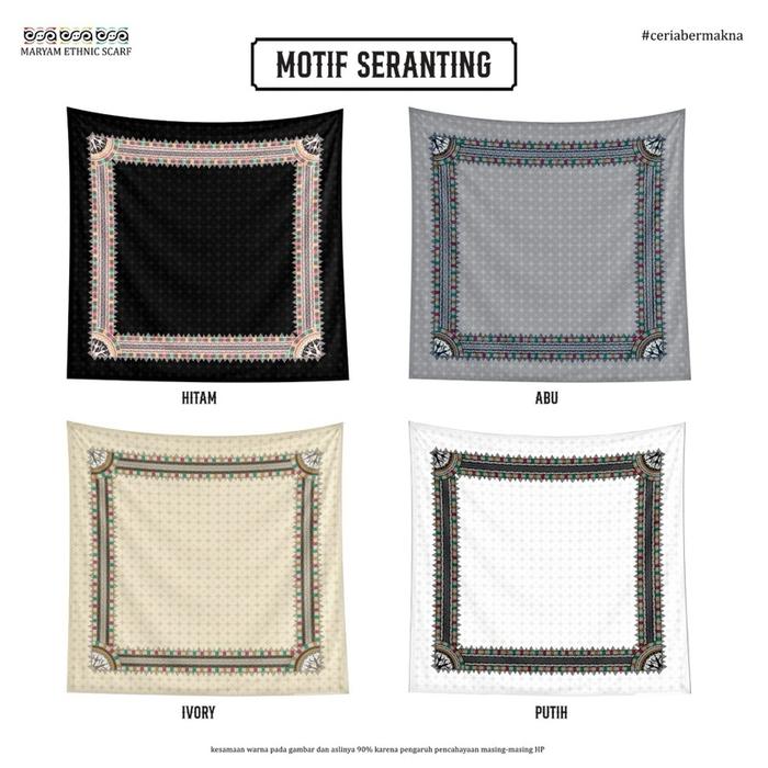 Seranting series , motif kerawang gayo