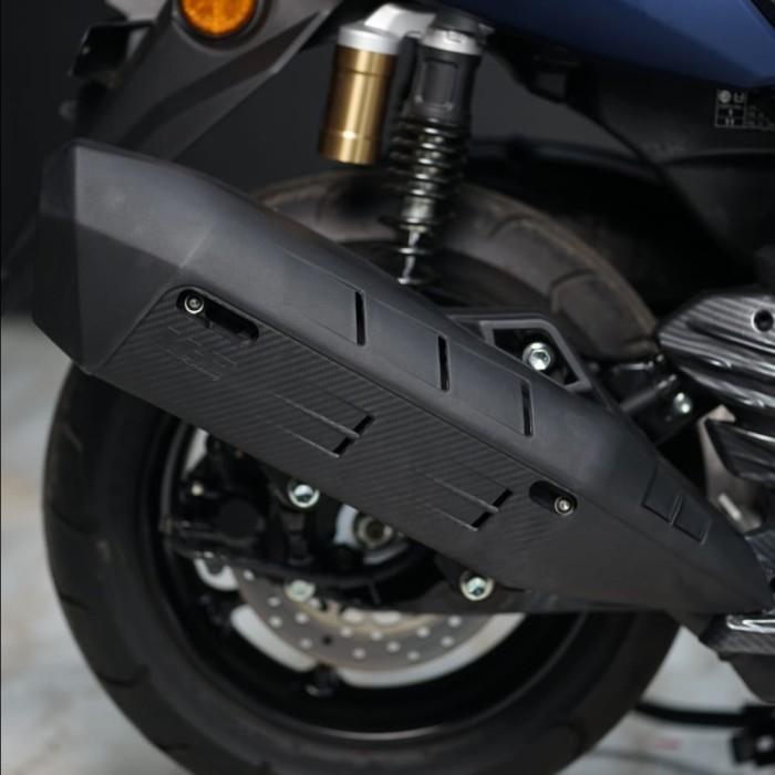Tutup Knalpot All New Nmax Maximus Mhr Racing Carbon Cover Knalpot
